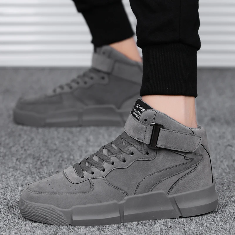 Men Boots Sneakers Men Canvas Shoes High top Male Brand Footwear Men's Casual Shoes Fashion Khaki Sneakers Winter Shoes