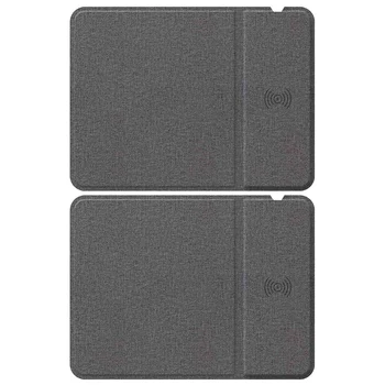 

Fast Wireless Charging Mouse Pad Qi 10W Charger 2 in 1 Mat for iPhone 11/11 Pro/11 Pro Max/Xs MAX/XR/XS/X/8, Galaxy Note 10/Note