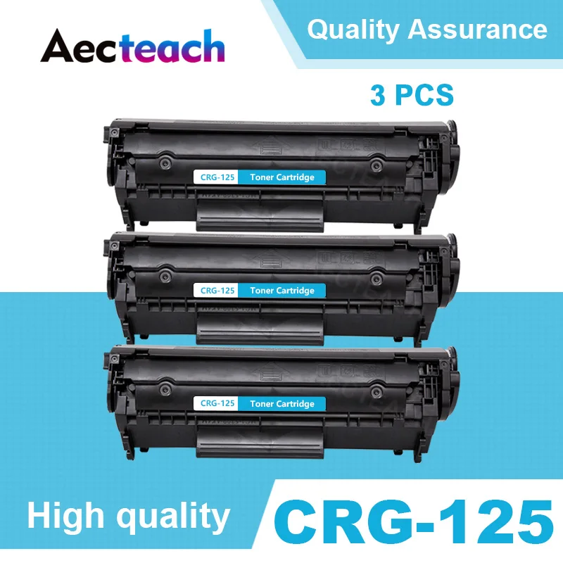 

Aecteach 3 Pack CRG125 CRG725 CRG925 Toner Cartridge Compatible For Canon LBP 6000 6018 6020 6030 6040 MF3010 Laser Printer