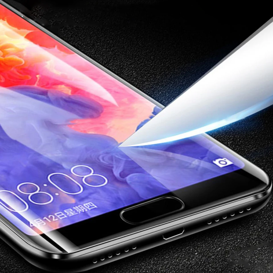 100Pcs/Lot 9D Full Cover Tempered Glass For Huawei Nova 7 7se 6 5 5i Pro 5T 4 4E 3 3i 8SE Screen Protector Glass Protective Film
