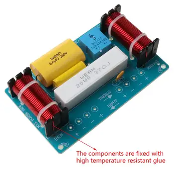 

WEAH-338 3 Way 120W Speaker Audio Frequency Divider Loudspeaker Crossover Filter