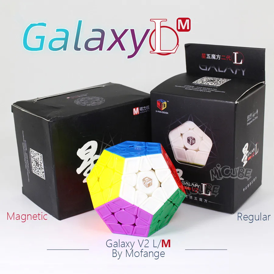 Mofangge X-Man Galaxy V2 L M магический куб-мегаминкс Магнитный megaminx cubo magico Профессиональный qiyi neo cube