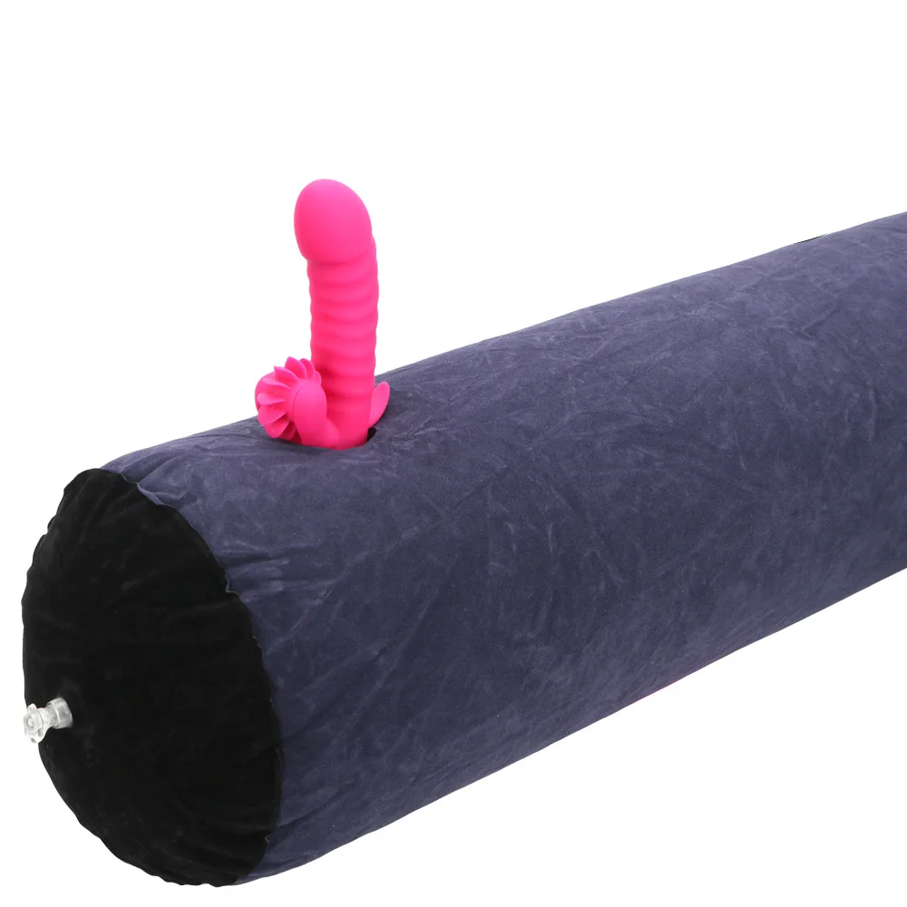 Flocking Inflatable Sex Aid Pillow Sex Toys for Couples For Women Sexual Position Love Pillow Adult Game Magic Cushion