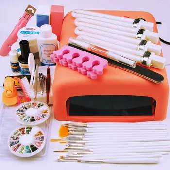 

Pro Set For Manicure Tools Set For Manicure Acrylic Nail Kit Brush Nail Kit Set Nail Tips DIY At Own Home Salon