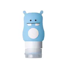 50 мл силиконовые пустые бутылки бегемотик выдавливающие бутылки для лосьона портативные дорожные бутылки гель для душа косметический Дозатор Лосьона