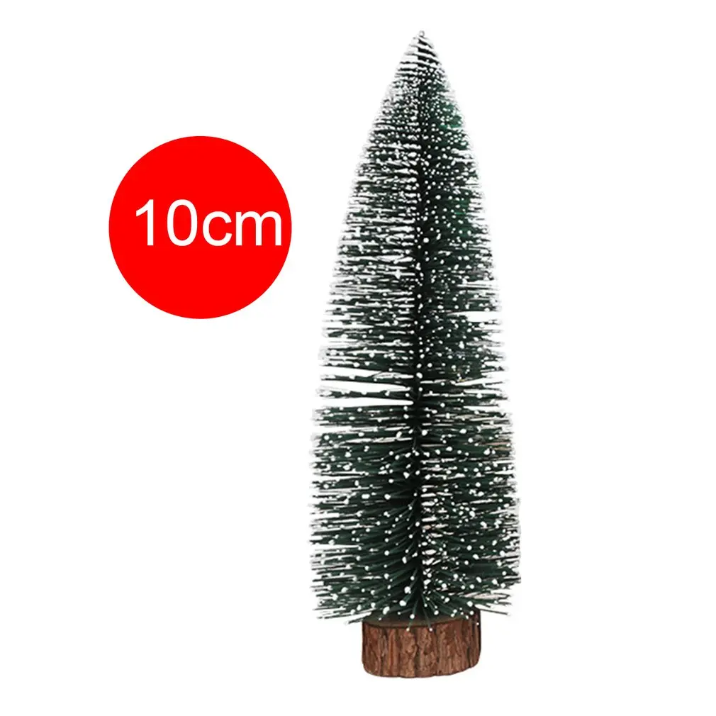 10cm Горячая Рождественская елка arbol de navidad Новогодняя Мини Рождественская елка маленькая сосна Настольная мини Рождественская домашняя гостиничная декорация подарок - Цвет: 10cm