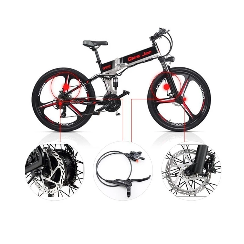 MYATU Powerful New 26 Inch Mountain Bike / Electric Bike / Electric Motorcycle Electric Bicycle Battery / Double