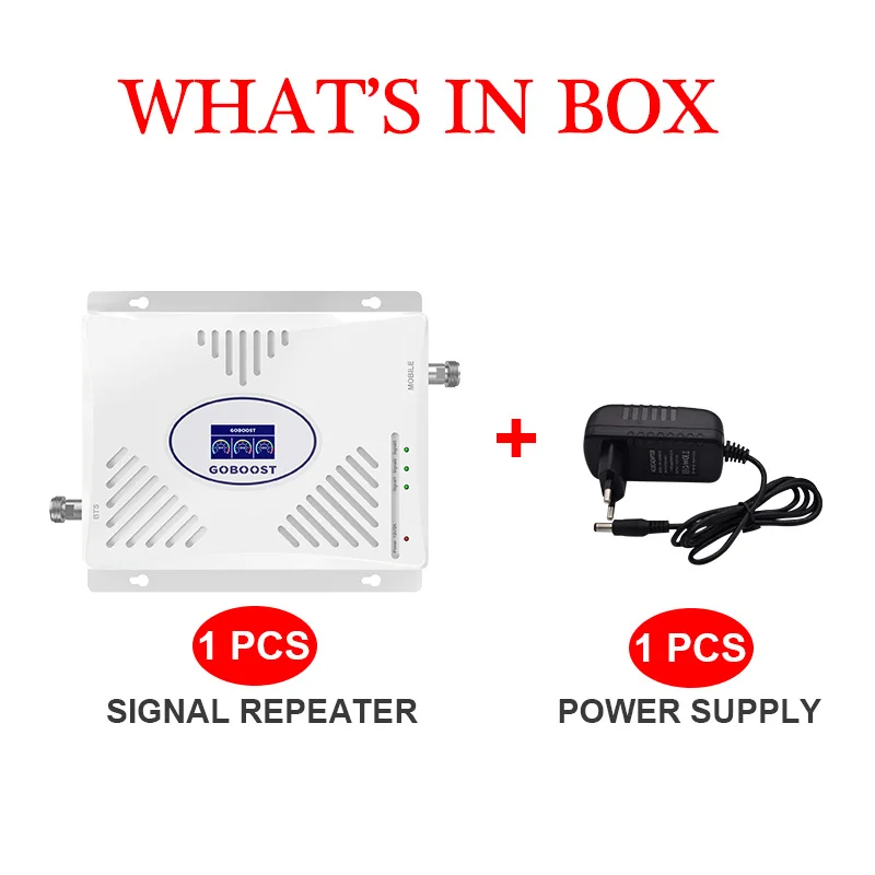 GOBOSOT Gain 70dB Tri Band Signal Booster CDMA 850