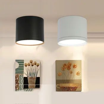 

LED Downlight Surface mounted Dimmable downlights ceiling lamps 6W 12W 15W for Bedroom,Living room,study,office,shop,Studio