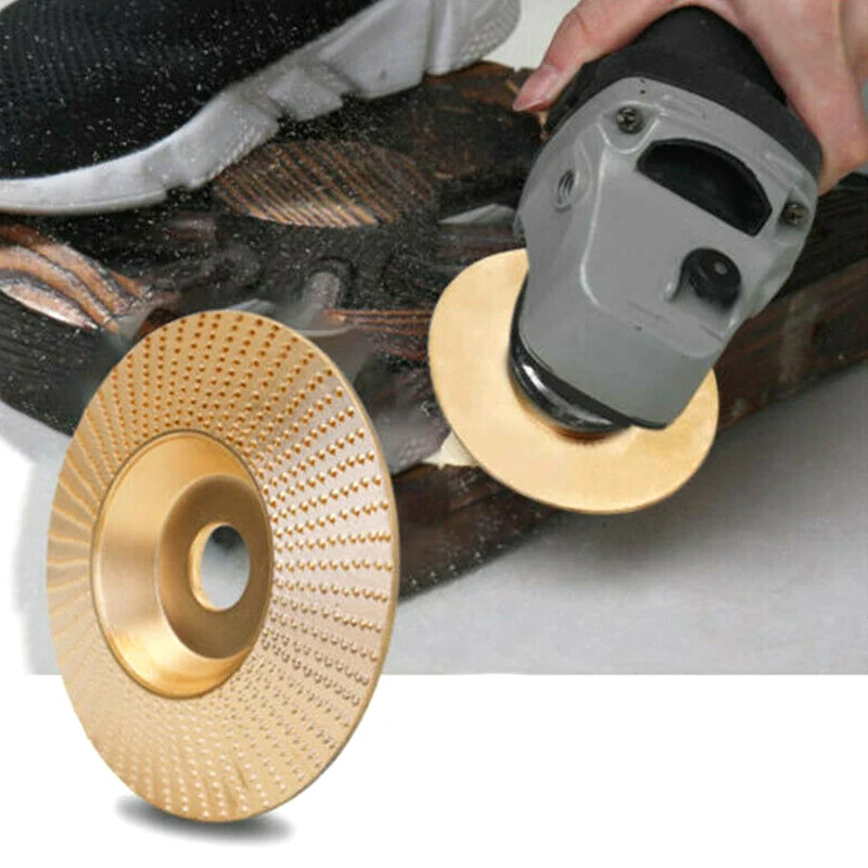 3.9 Inch 98mm Carbide Wood Sanding Carving Shaping Disc for Grinder Grinding Wheel DIN889