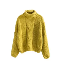 2019 водолазка свитер женский Осень Зима базовый женский свитер Пуловеры эластичное трикотажное эластичное Обтягивающий джемпер Новый