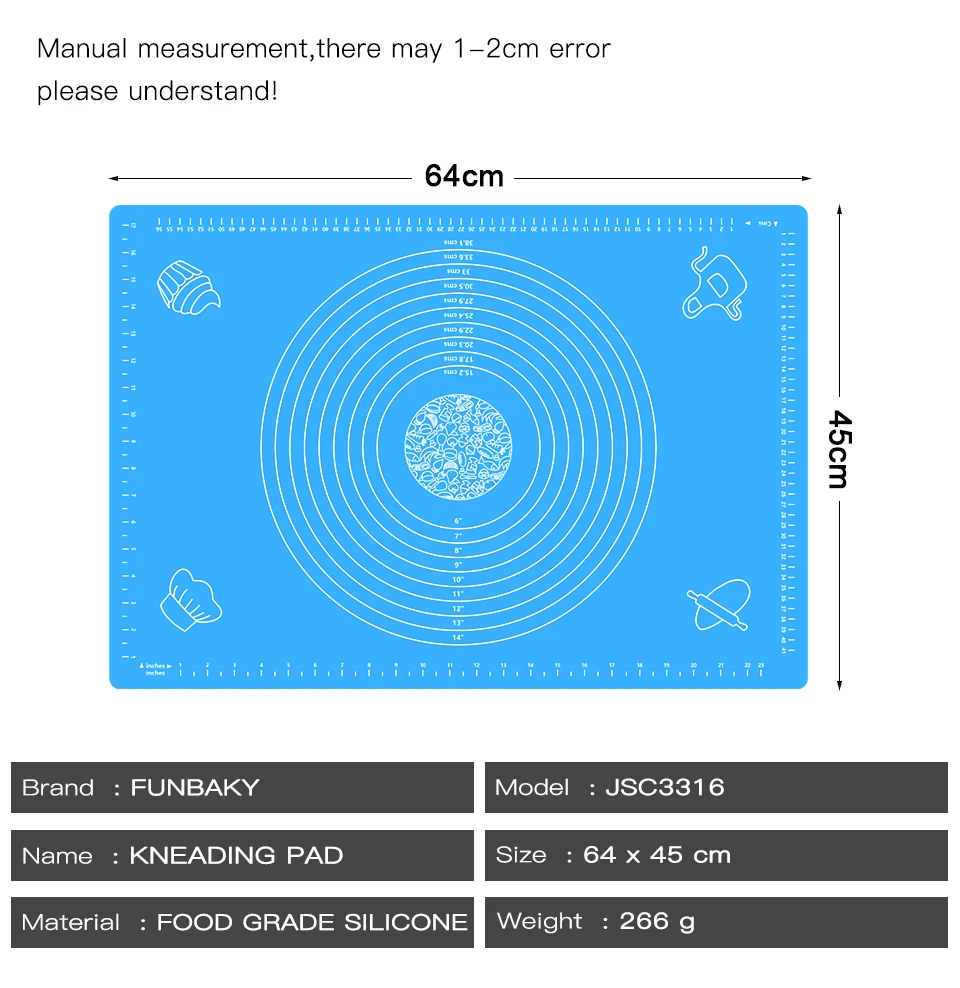 Farine Pizza Sac De Pâte Sac De Pâte à Pétrir En Silicone Mélange