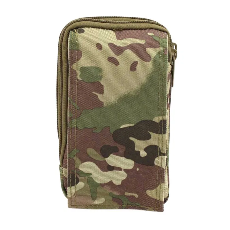 Outdoor Tactical Molle Pouch Belt Men Waist Pack Bag Small Pocket Military Zipper Bag Tactical Pockets Waist Pack Running Pouch