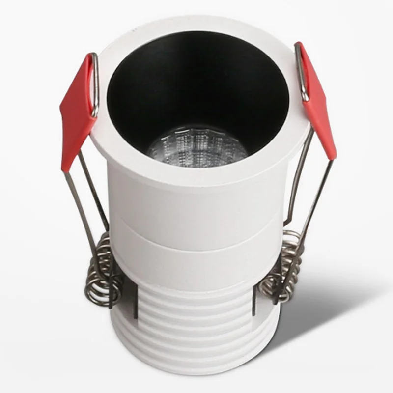 Circular Anti Glare Dimmable COB LED Downlights 7W/9W LED Ceiling Spot Lights Warm Cold White Background Lamps Indoor Lighting