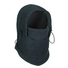 Хит, мужской черный Флисовый Шарф с капюшоном, Балаклава, зимняя теплая маска для лица, одноцветная, два цвета, для пеших прогулок, спорта на открытом воздухе