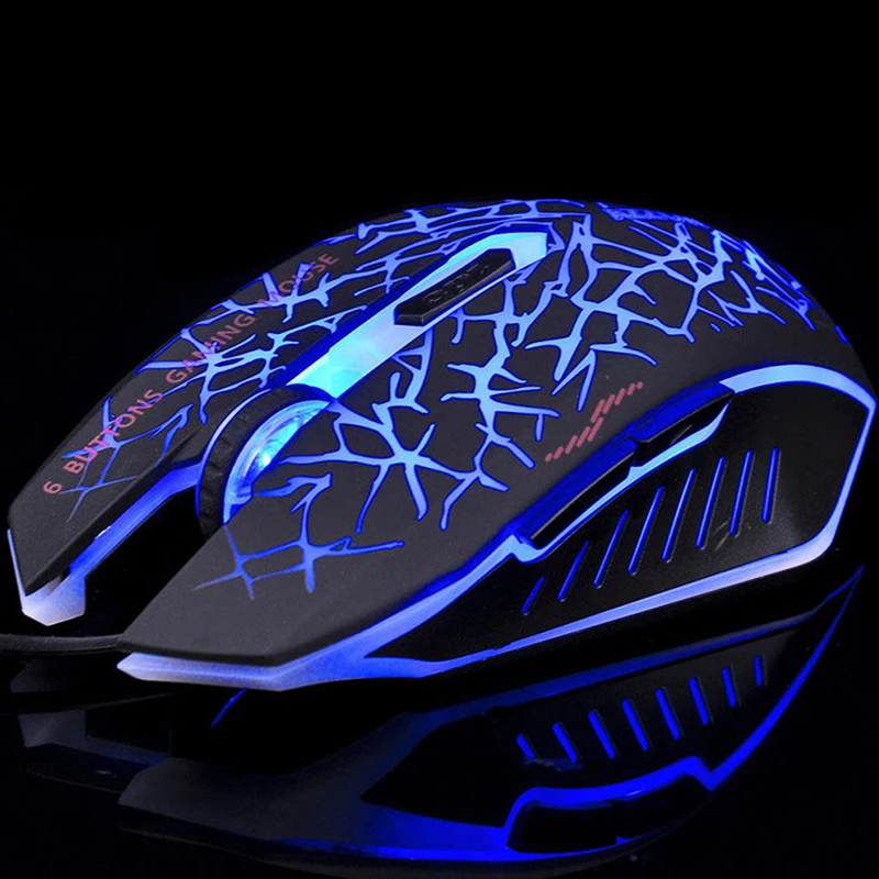 Мышь Компьютерная Apedra Проводная игровая 2400DPI USB 3 0|Мыши| |