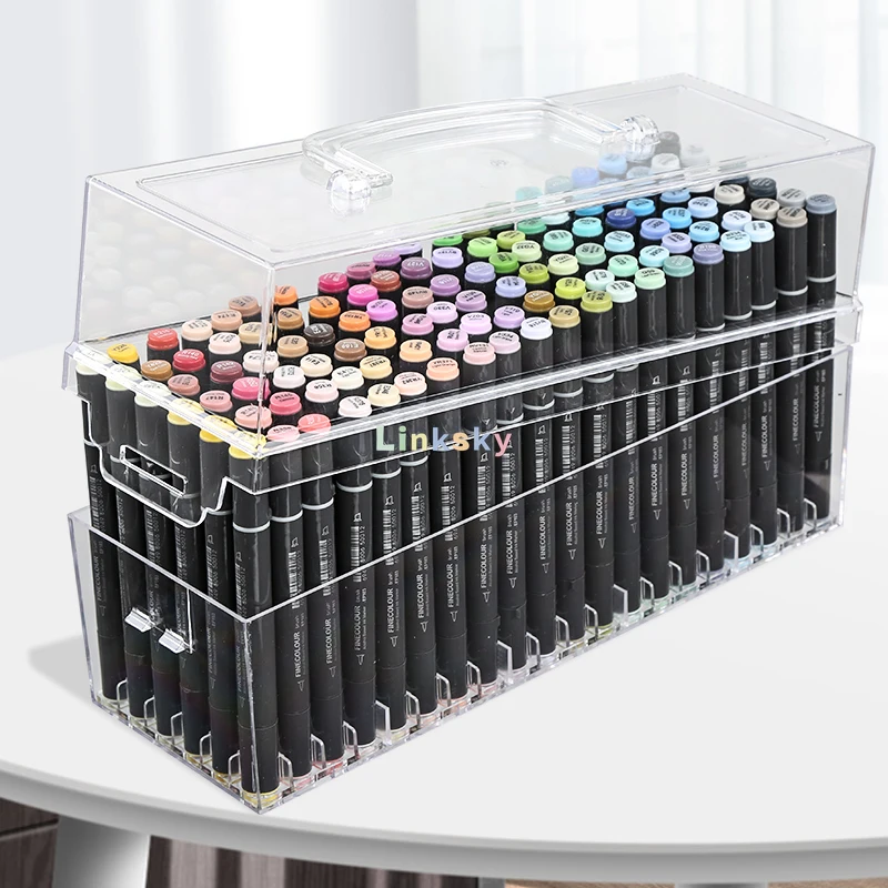 PROD 1005002380518033 FINECOLOUR Double head oily alcoholcan be
inked120 color setAnimationarchitectural designFineliner Drawing Marker
Pen Set