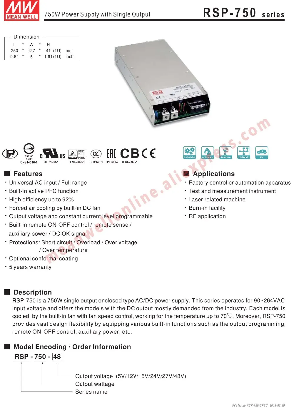 RSP-750-SPEC-1