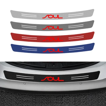 

Creative Car Trunk Protection Rear Bumper Decoration Decal 3D Auto Sticker For Kia soul picanto rio ceed sportage cerato sorent