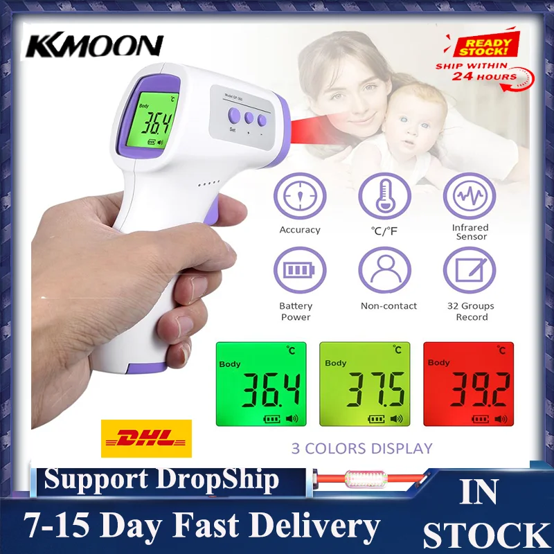 IR Temperature Digital Infrared Termomete 1 second Accurate Reading IR Infrared Termomete Measurement LCD Digital for Baby Adult|Temperature Instruments| - AliExpress