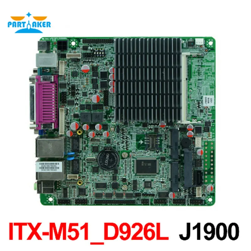 J1900 Bay Trail Mini Itx Scheda Madre Con Dual Gigabit Ethernet 6 * Com 8 * Usb Mini-Itx-M51-D926L