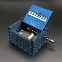 Музыкальная шкатулка для знаменитого фильма, музыкальная шкатулка hp power, подарок на год, подарок на Рождество деревянный музыкальный ящик