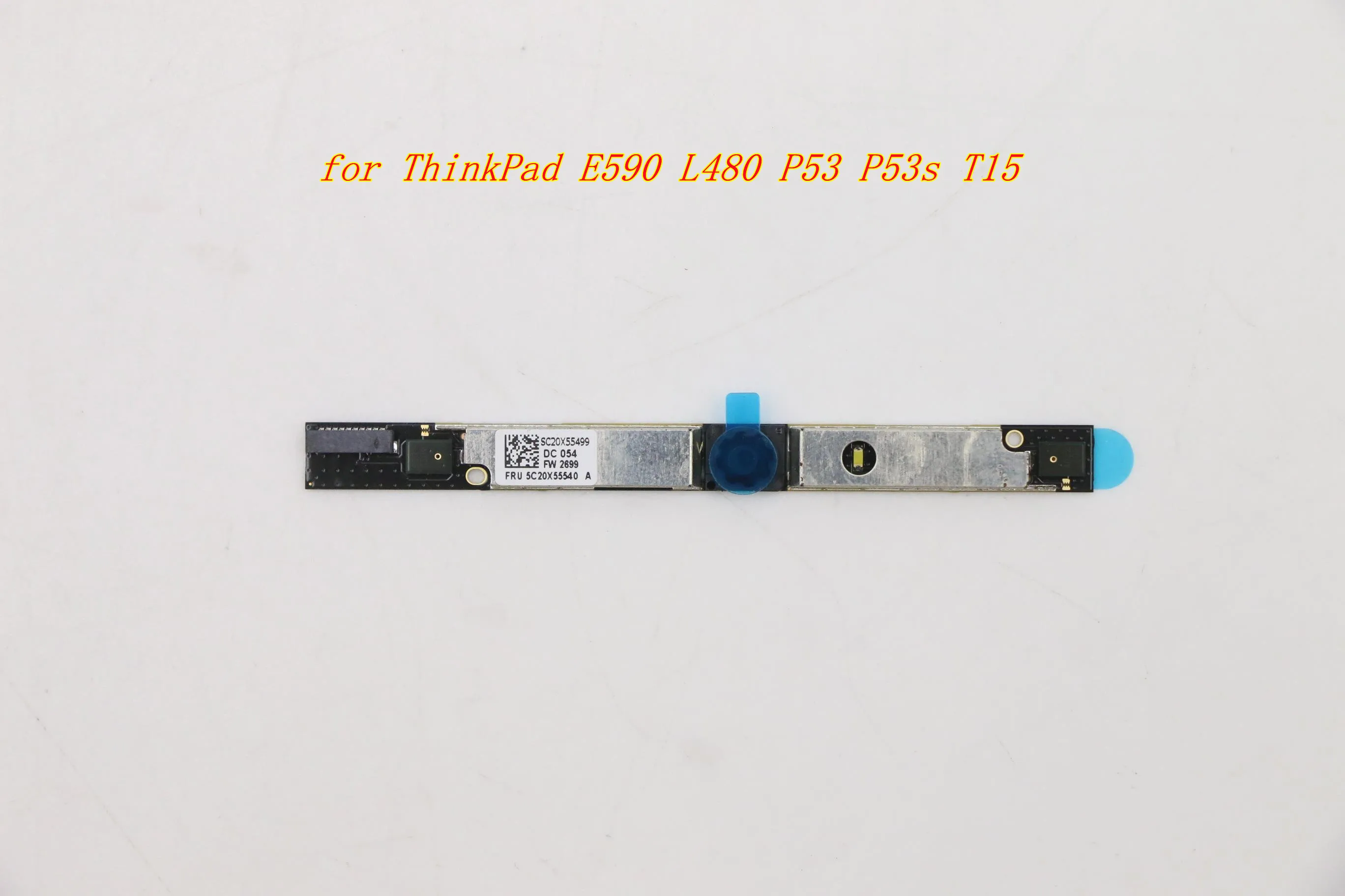 

Новая/оригинальная веб-камера для Lenovo ThinkPad E590 L480 P53 P53s T15 01HW028 01HW037 01HW027 01HW029 5C20X55540 5C20X55544