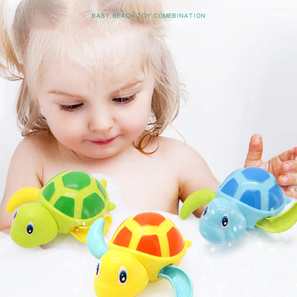 Детские Игрушки для ванны с мультяшным дизайном Sealife Wind-up для мальчиков и девочек, игрушки для купания
