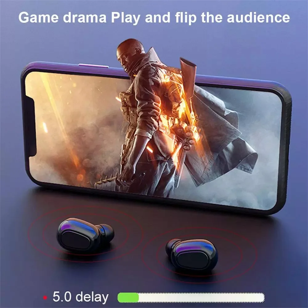 L21 HiFi Sound Bluetooth Headset Wireless Handsfree Headphones Stereo Gaming Headphones for Iphone Samsung Smartphones