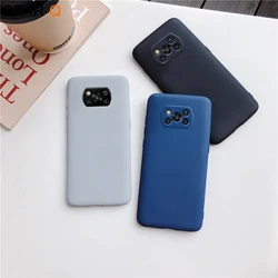 Coque de téléphone Xiaomi en Silicone givré, couleur bonbon, coque arrière en Tpu souple, mat, globale, pour Poco X3, Nfc, F2, F3 Pro, M3, Pocophone F1 