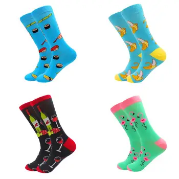 

Comfort Breathable warm funny dress socks compression cotton Women Funny Men Sock Streetwear skateboard Socks