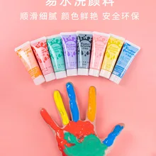 Ecai-мытье детей палец живопись пигмент ребенок граффити окрашенные акварелью изобразительного искусства пигмент костюм