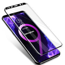 Full Curved Tempered Glass For Samsung Galaxy S8 S9 Plus S10e Note 8 9 Screen Protector For A8 A6 2018 S7 edge Protective Film