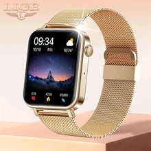 

LIGE 2021 Women Smart Watch Men Full Touch Bluetooth Call Smart Band Waterproof Sports Fitness Smartwatch Men For Huawei Xiaomi