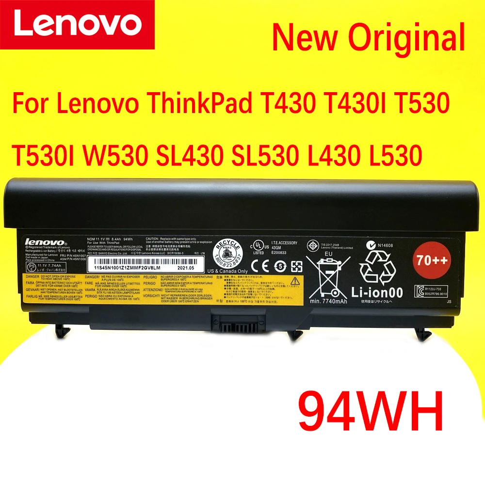 Metropolitan Make life Cancel New Original Lenovo Thinkpad T430 T430i T530 T530i W530 Sl430 Sl530 L430  L530 45n1007 45n1006 45n1011 Laptop Battery - Laptop Batteries - AliExpress