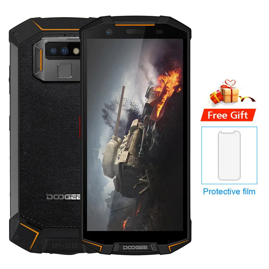 Fire orange DOOGEE S70 P68/IP69K водонепроницаемый игровой телефон Беспроводная зарядка NFC 5500 мАч 12 В 2 а Быстрая зарядка 5,99 FHD Helio P23 Восьмиядерный 6 ГБ 64 ГБ - Цвет: Fire orange