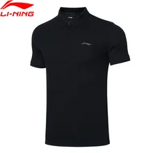 (Распродажа) мужская тренировочная рубашка-поло Li-Ning из 100% хлопка, облегающая Повседневная Удобная футболка с подкладкой, дышащая Спортивная футболка APLR005 (Распродажа) мужская тренировочная рубашка-поло Li-Ning из 100% хлопка, облегающая Повседневная Удобная футболка с подкладкой, дышащая Спортивная футболка APLR005