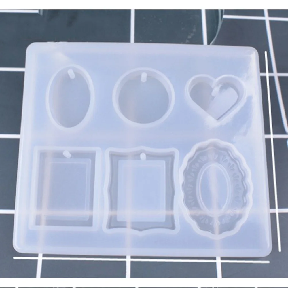 New UV Resin Jewelry Liquid Silicone Mold Diamond Shape Planet Molds For DIY Necklace Pendant Charms Making Jewelry