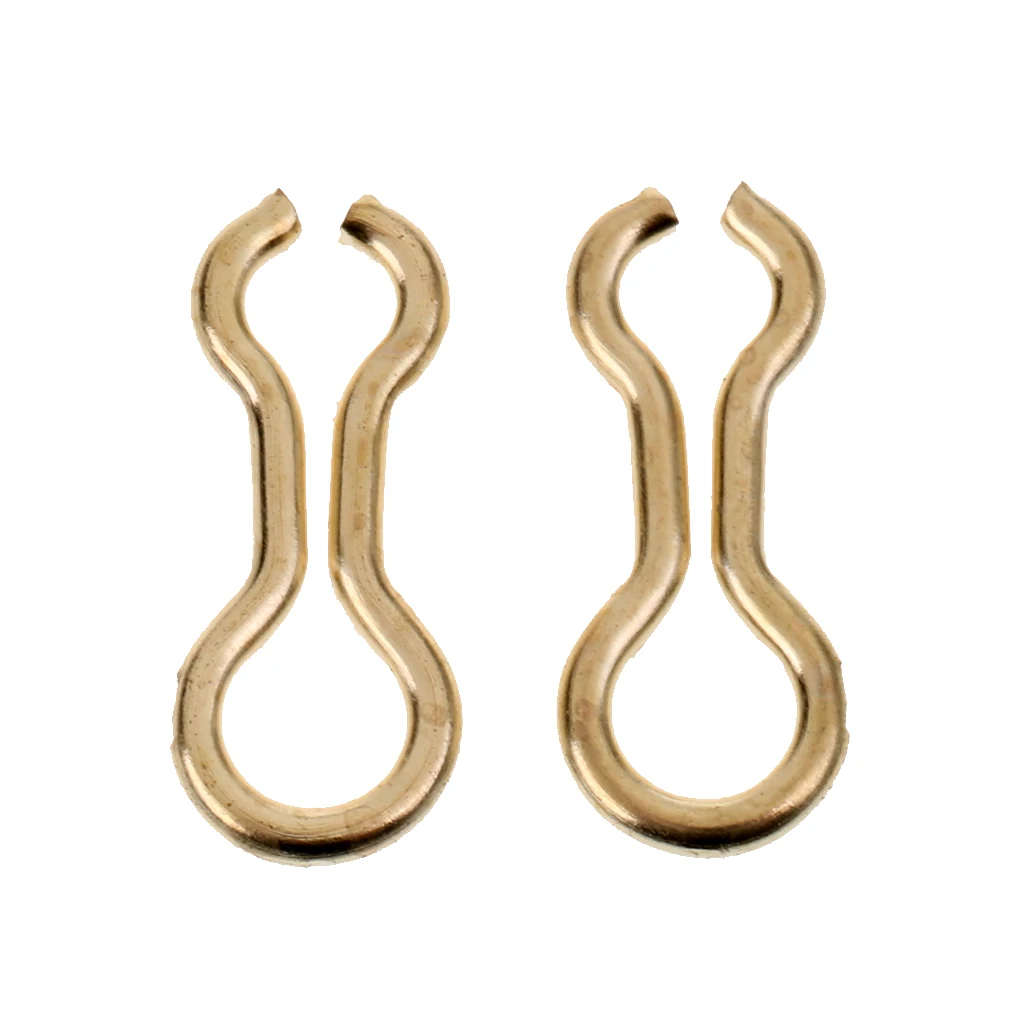 100Pcs Brass Sinker Eyes Eyelets for Lead Molds Fishing Loops Swivel Tackle