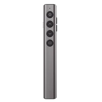 

HXSJ 2.4GHz Wireless Presenter 50M No Directional Restrictions Remote Control Pointer Flip Pen for PPT Powerpoint Presentation F