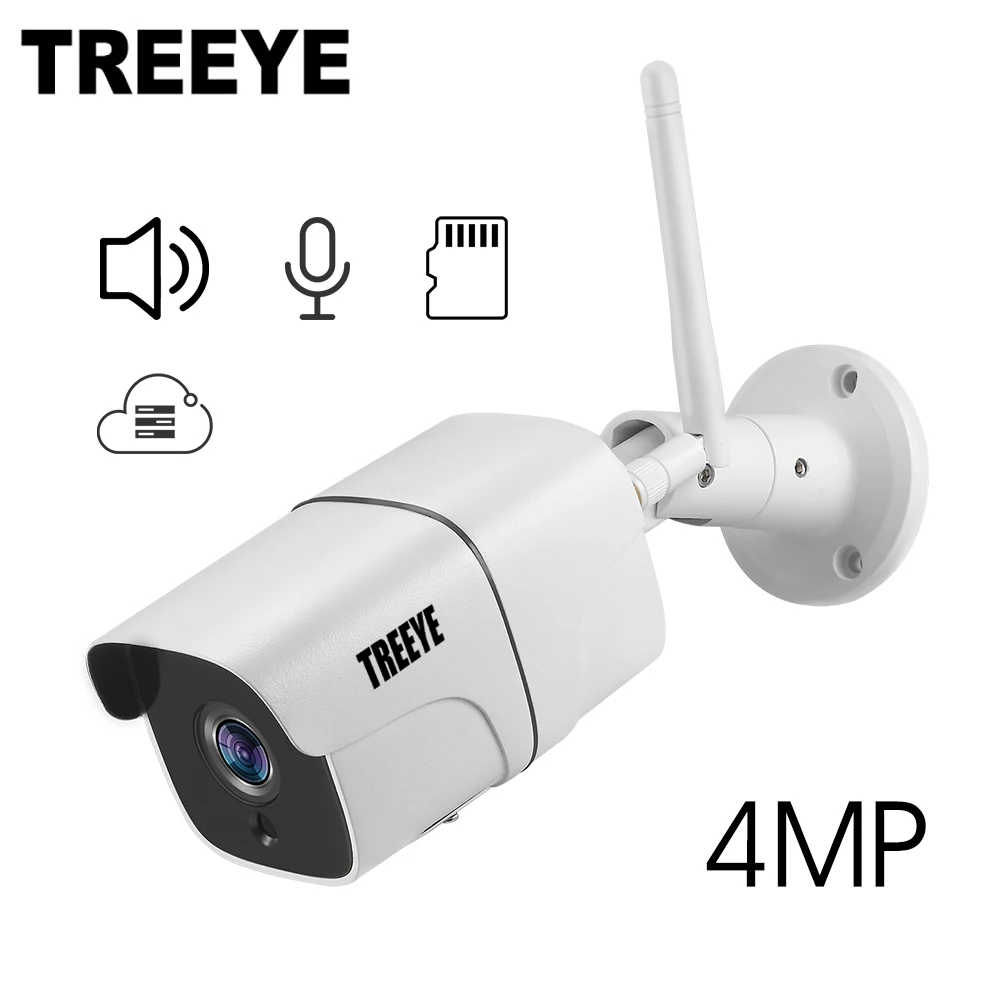 Беспроводная IP камера TREEYE 4 МП Wi Fi с микрофоном|Камеры видеонаблюдения| |