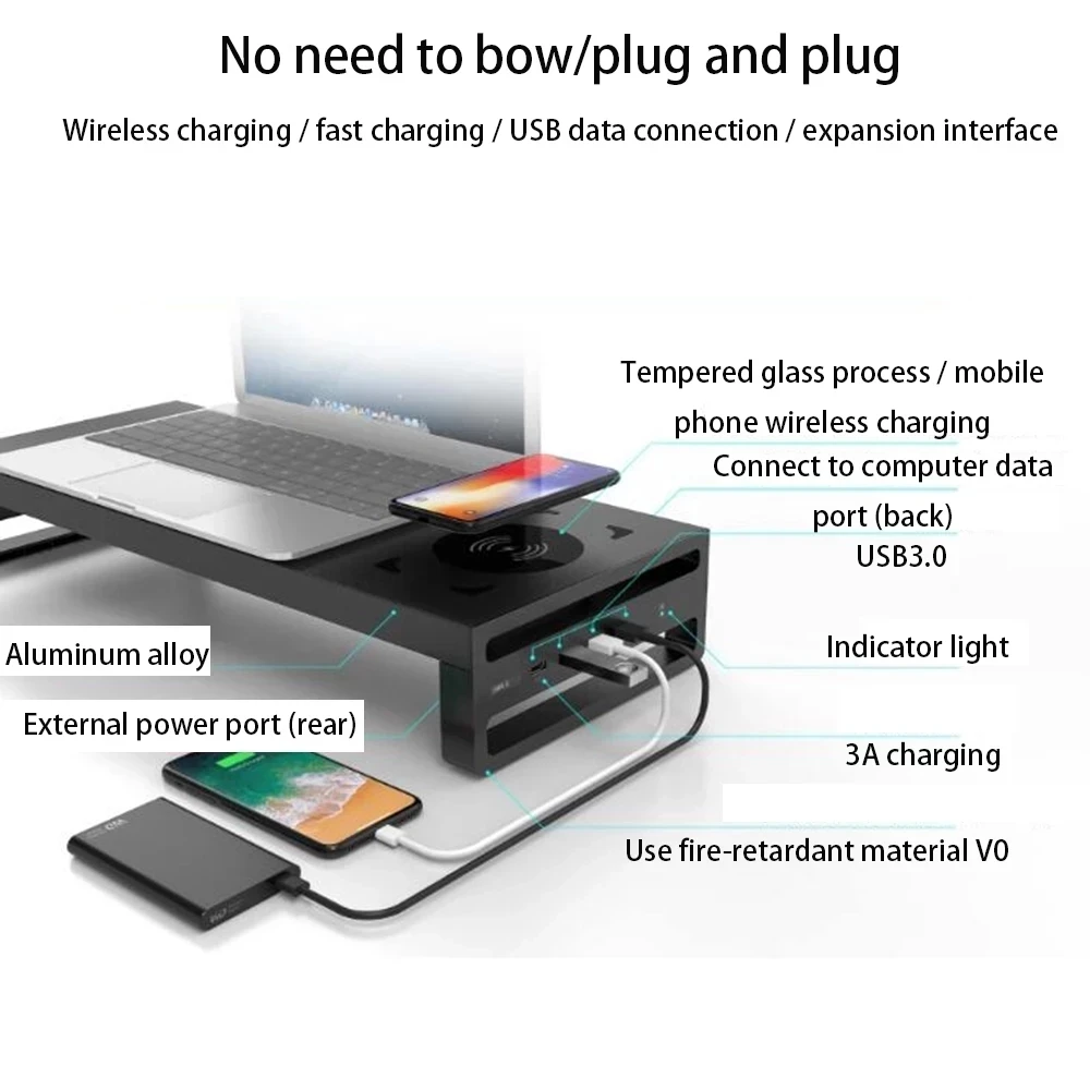 Supporto per Monitor per Computer portatile Multi supporto per