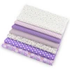 Booksew 50cm*50cm 7 pieces Purple Cotton Fabric Fat Quarter Bundle telas patchwork Quilting Tilda Fabric Sets Sewing ► Photo 3/6