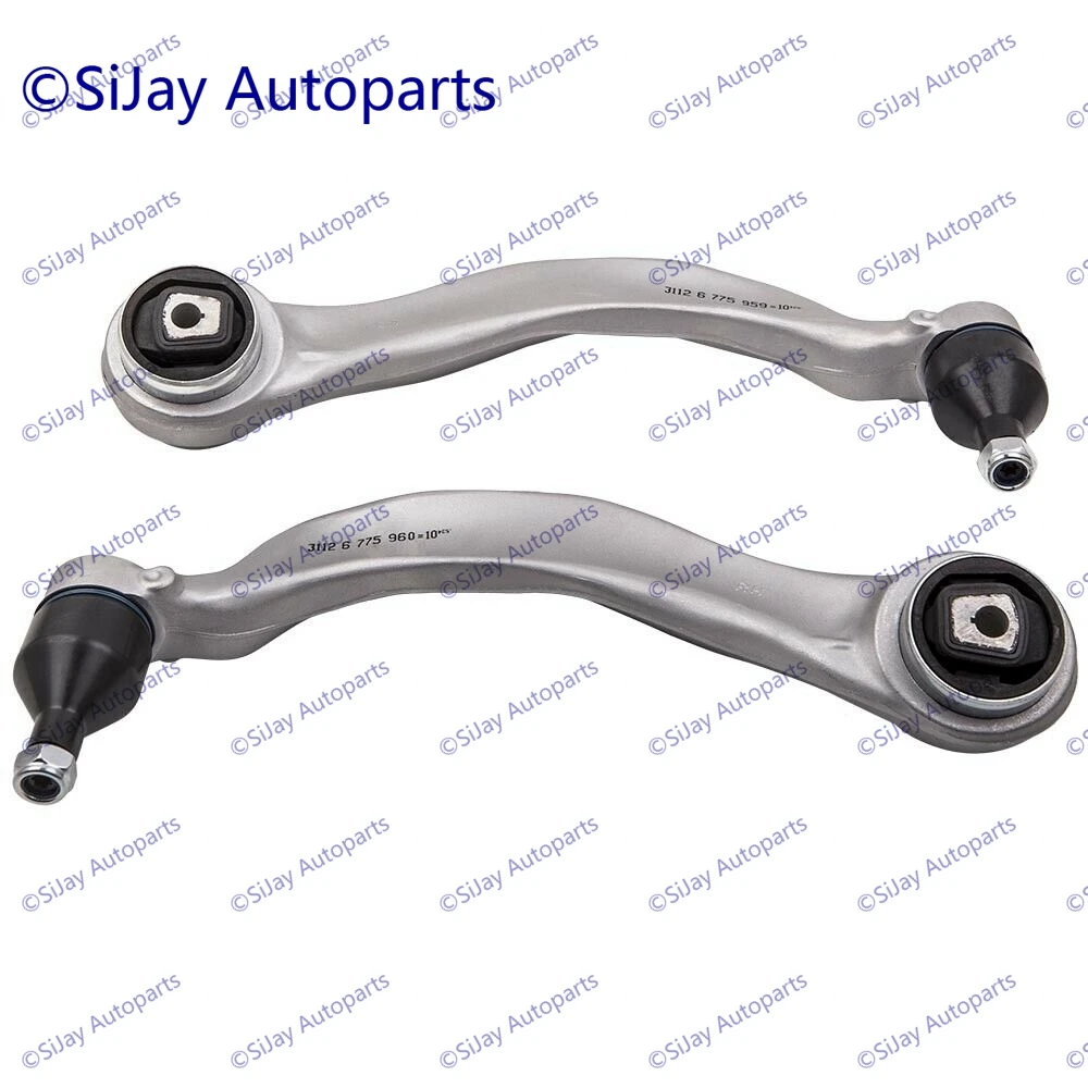 

SiJay Pair Front Lower Suspension Control Arm Curve For BMW 7 Series F07 F01 F02 F03 F04 2009-2017 31126775959 31126775960