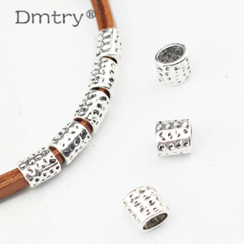 Dmtry 10 шт./лот Оптовая Продажа старинные серебряные шармы бусины винтажные