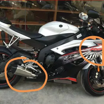 

Universal motorcycle conical exhaust pipe muffler with db killer escape moto for R6 XJ6