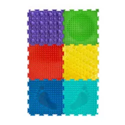 Tapis de sol souple pour enfants, Massage orthopédique pliant éducatif pour bébés, boîte à fuzzelles, ensemble de soulagement 