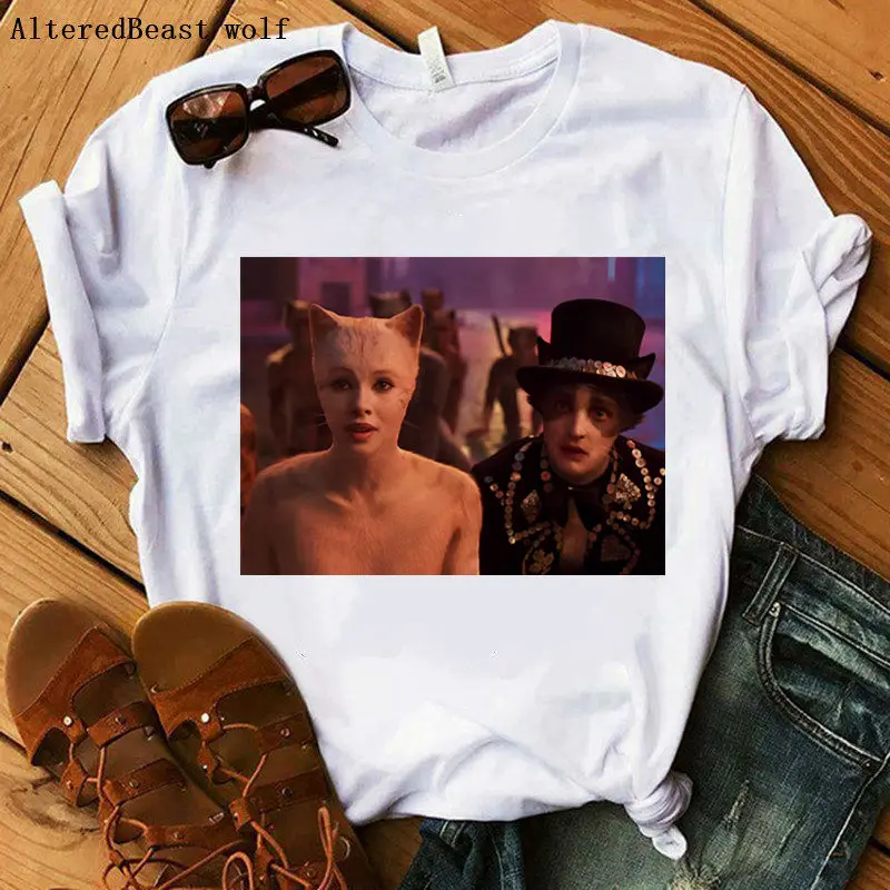 

Cats tshirt print women fashion T Shirt Women short sleeve o-neck cats 2019 t shirt female casual white Tops vogue clothes shirt