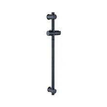 Stainless Steel Black Bath Sliding Bar Wall Mounted Adjustable Rail Bathroom Accessories Handheld Shower Head Rod