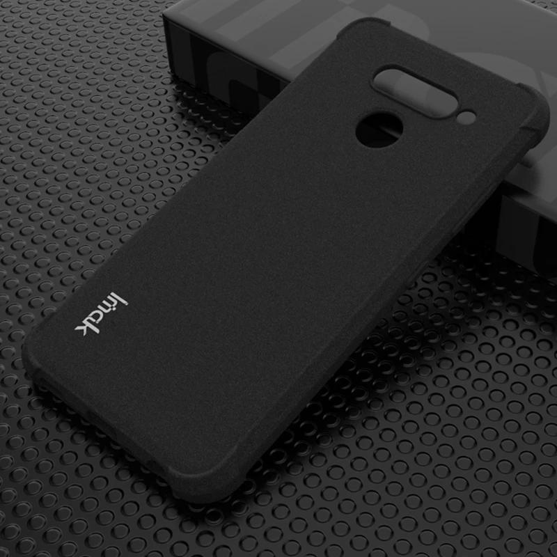 

For LG Q60 Case Cover IMAK Fitted Case For LG Q60 Anti-dropping airbag protection Cover Soft TPU Cover For LG Q60